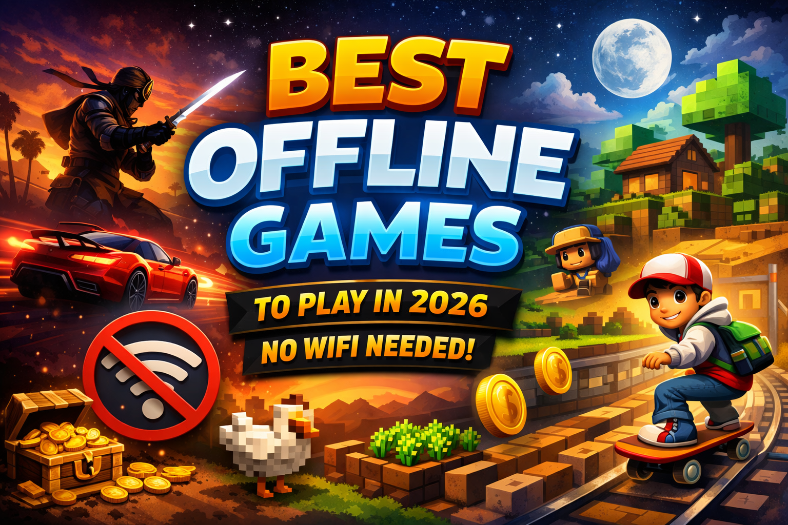 Best Offline Games to Play in 2026 (No Internet Required)🔥
