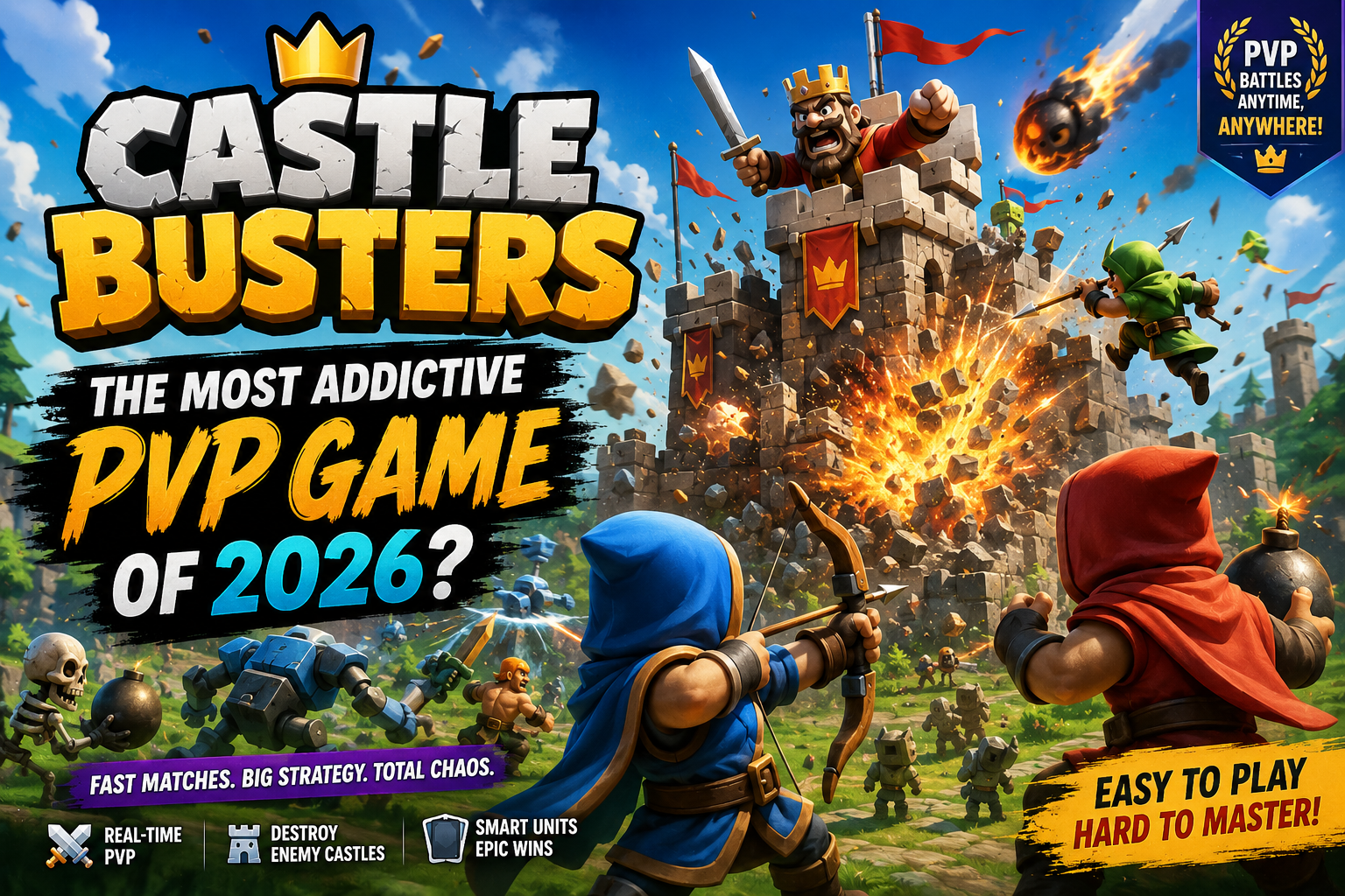 🔥 Castle Busters 2026 — The Mobile PvP Game Everyone Is Suddenly Playing