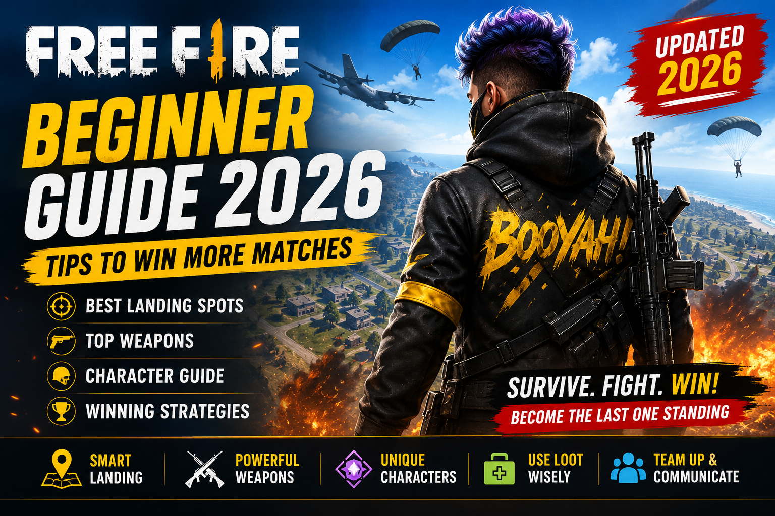 🔥 Free Fire Beginner Guide 2026: Tips to Win More Matches
