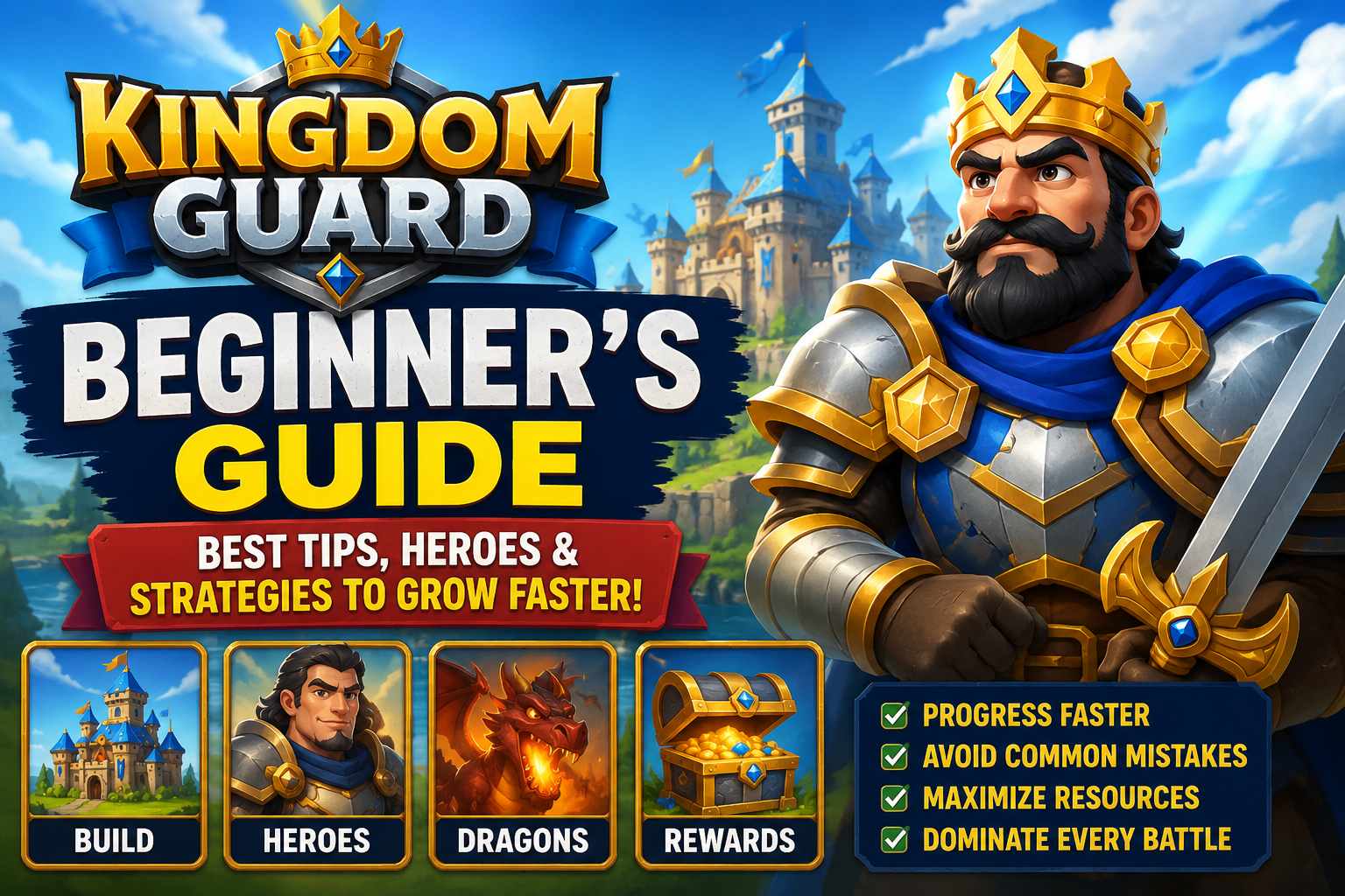 🔥 Kingdom Guard: Best Beginner Tips & Tricks (2026) | Level Up Faster