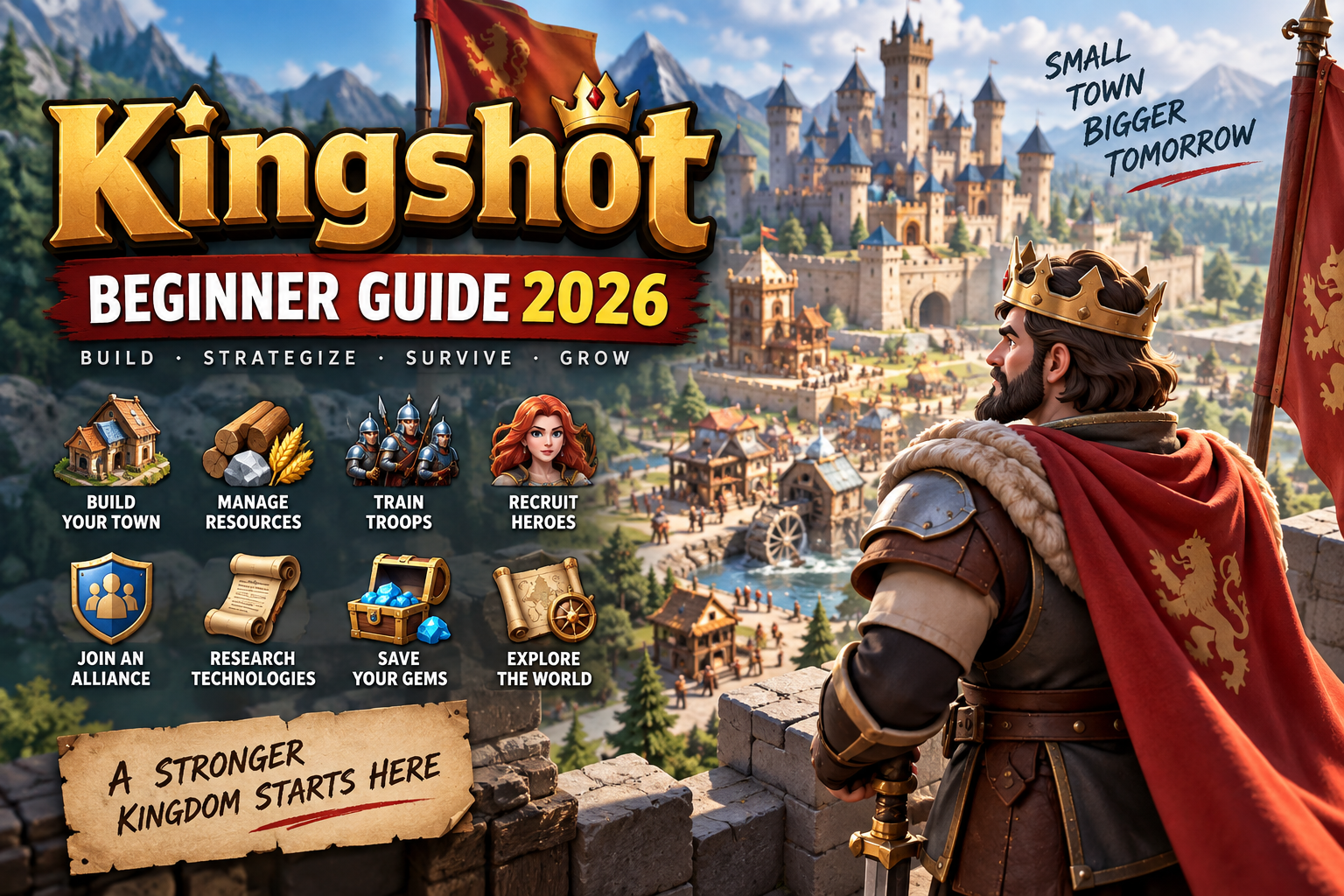 🏰 Kingshot Beginner Guide 2026: Best Tips, Heroes & F2P Strategy