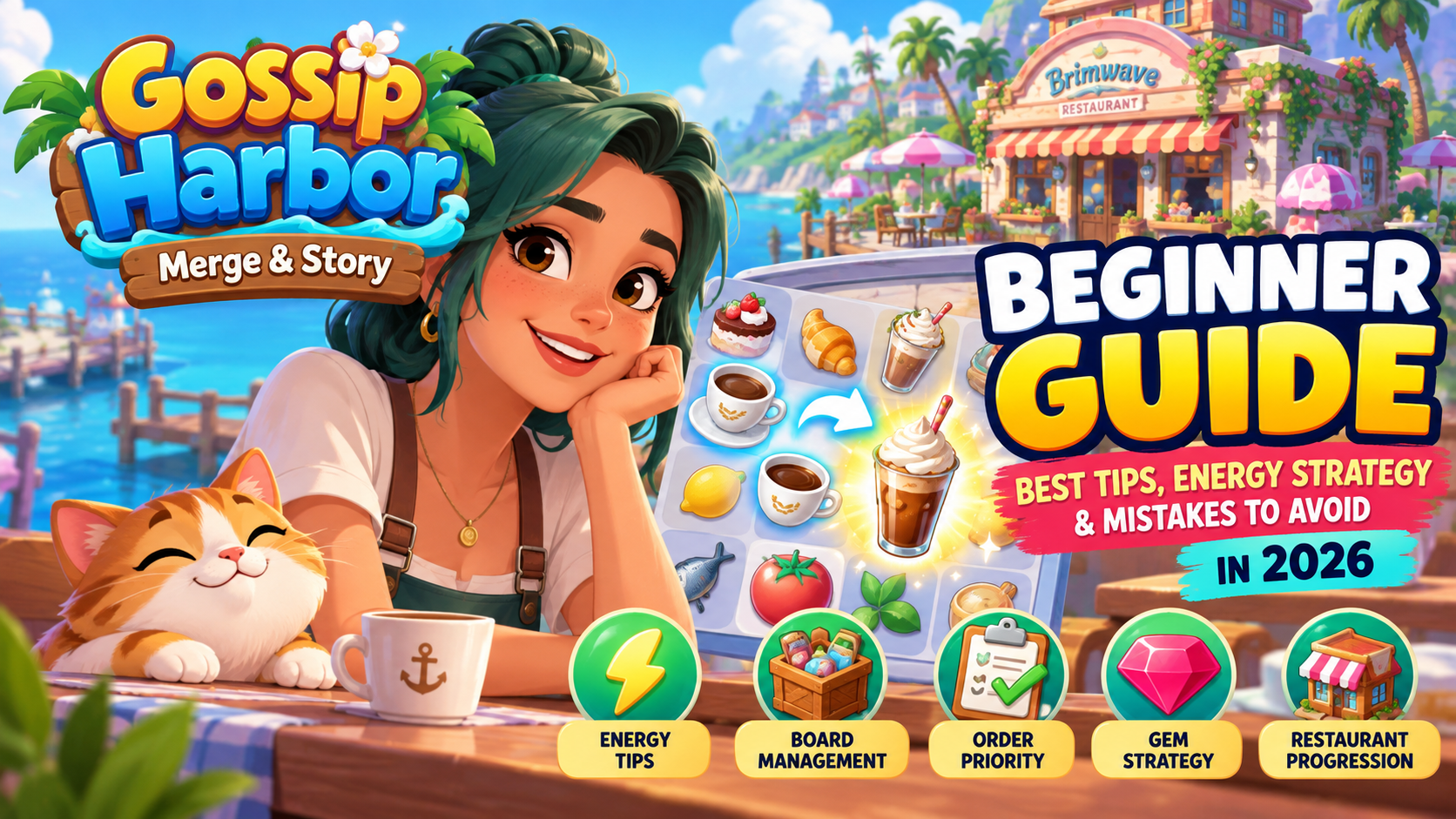 🌊 Gossip Harbor: Merge & Story Beginner Guide – Best Tips, Energy Strategy & Mistakes to Avoid in 2026